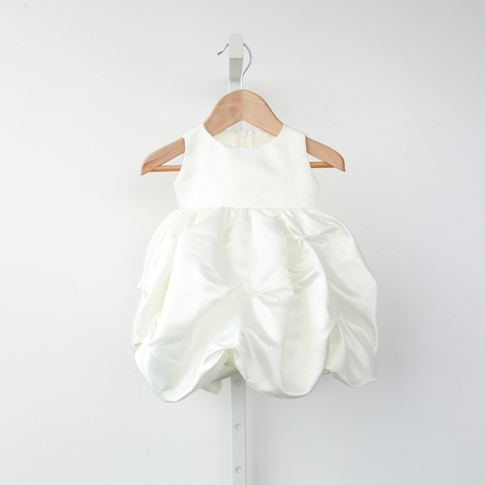Pearl White Formal Baby Dress
